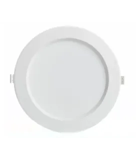 Downlight LED integrado redondo blanco mate 8W IP44