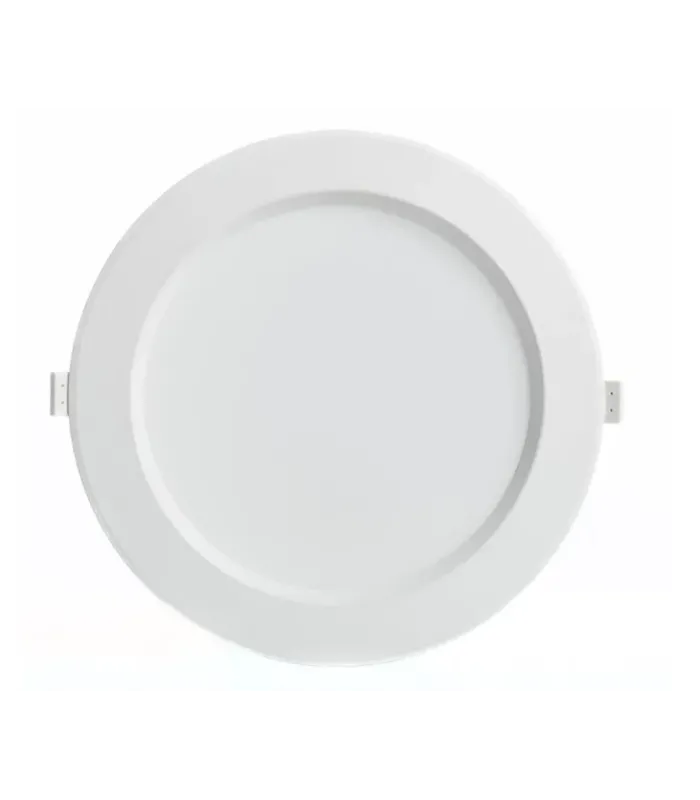 Downlight LED integrado redondo blanco mate 8W IP44