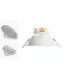 Downlight LED integrado redondo blanco mate 8W IP44